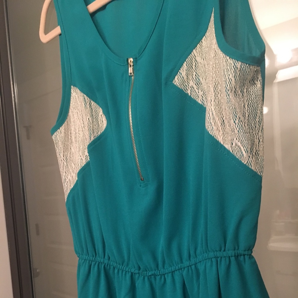 Blue summer casual dress